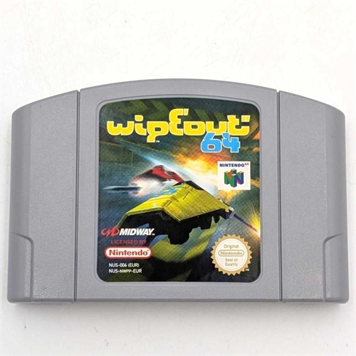 Wipeout 64 - Cartridge - Nintendo 64 (EUR) (A Grade) (Genbrug)